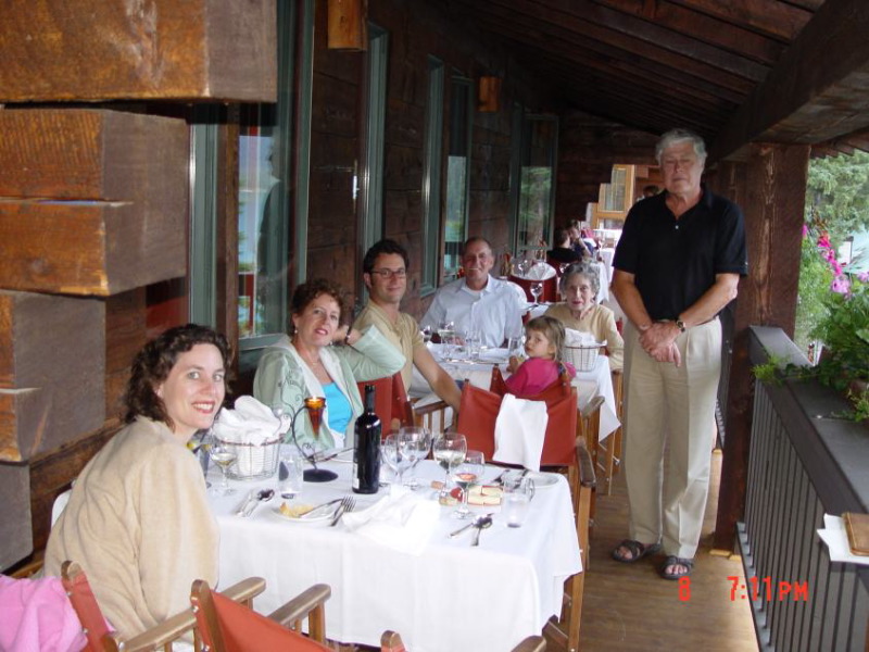 Dinner at Emerald Lake Lodge