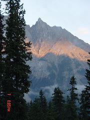 Alpenglow on Sunset Peaks