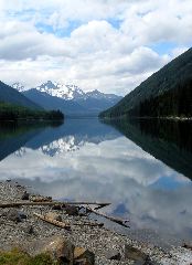 Reflections off Seton Lake